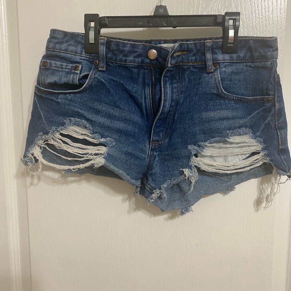 Blue Jean shorts cute